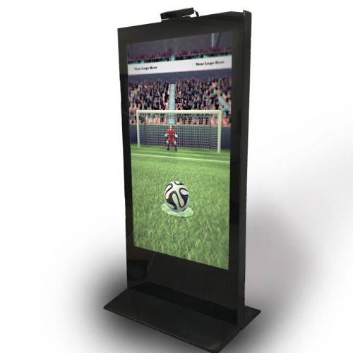 Kinect Soccer Technologie, virtuelles Fußballspiel, Elfmeterschießen Computer, digital