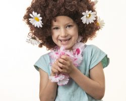 Kind als Blumenmädchen