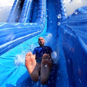 Rock the Slide Wasserrutsche Erlebnismanagement