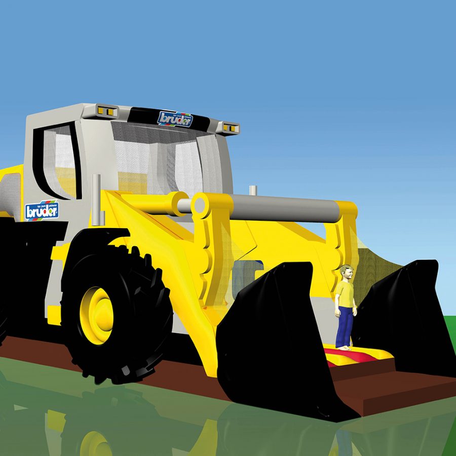 bruder Traktor 3D